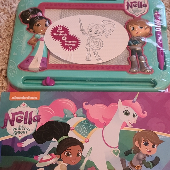 Nickelodeon Other - Nickelodeon Nella The Princess Knight Storybook and Magnetic Drawing Kit